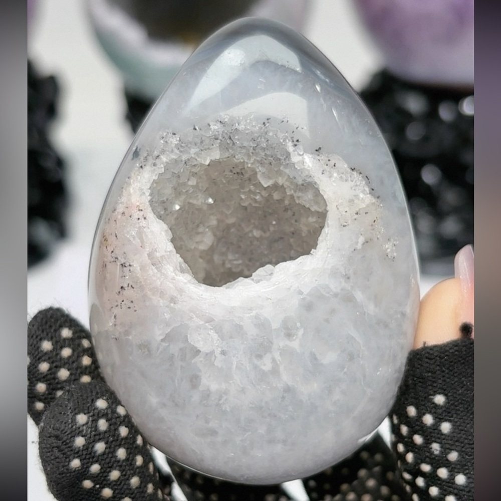 Cute Geode Crystal Egg